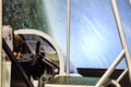 Panavia Tornado fighter flight simulator presented on air fair Royalty Free Stock Photo