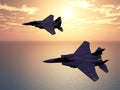 Fighter Planes Royalty Free Stock Photo