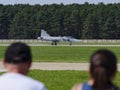 Fighter preparing for start