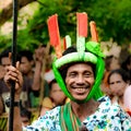 Fighter at Pasola Festival, Kodi, Sumba Island, Nusa Tenggara Royalty Free Stock Photo