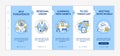 Fighting delaying tasks habit methods onboarding vector template