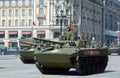 Fighting machine landing BMD-4M, at a rehearsal of the Victory parade.