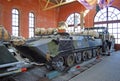 The fighting Soviet vehicle of a landing in the museum of Sakharov. Togliatti. Russia