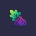 Figs fruit flat icon