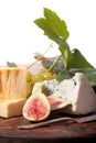 Figs, grapes and cheese