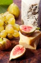 Figs, grapes and cheese