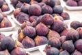 Figs on market stall Royalty Free Stock Photo