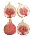 Figs, sweet figs isolated on white background