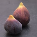 Figs on trivet board Royalty Free Stock Photo