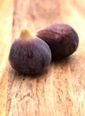 Figs on trivet board Royalty Free Stock Photo
