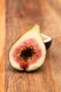 Figs on trivet board Royalty Free Stock Photo