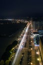 Figueira da Foz beach by nigth