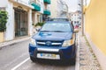 Maritime police car in Figueira da Foz, Portugal Royalty Free Stock Photo