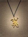 Dali Gala pendant gold coin