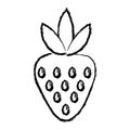 Figure delicious strawberry organic fruit food