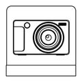 figure digital professional camera icon