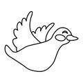 figure dove icon image design Royalty Free Stock Photo