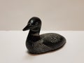 Figure of duck black