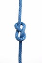 Figure eight knot Royalty Free Stock Photo