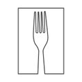 figure fork cutlery icon