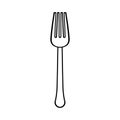 figure fork icon image design