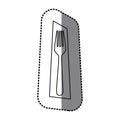 figure fork picture decorative icon