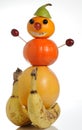 Figure from fruit Royalty Free Stock Photo