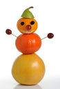Figure from fruit Royalty Free Stock Photo