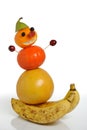 Figure from fruit Royalty Free Stock Photo