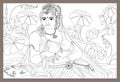 Figure Glass Designing Vector CDR using for Plotter Vinyl Cutting After frosting etching nr colours works