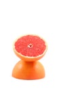 Figure from a grapefruit Royalty Free Stock Photo