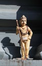 Figure on the Hindu temple on the island of Ceylon.