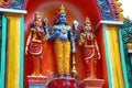 The figure in the Hindu temple. Janardana Swami Temple. Varkala Temple