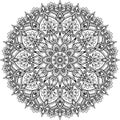 Figure mandala for coloring