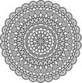 Figure mandala for coloring