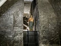 Figure of Mother of God in The Holy Cross Chapel. Wieliczka Salt Mine.