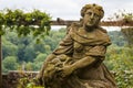 Figure in the park of Rothenburg ob der Tauber