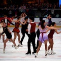 Figure Skaters At West Edmonton Malll