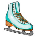 Figure skates for ice skating. Sport shoes