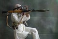 Taliban and bazooka Miniature realistic toys man soldier figure