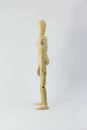 Figure wooden side view