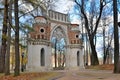 Figured Grape Gate in Moscow Muzeum Park Tsaritsyno