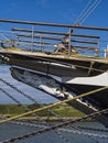 Figurehead at the bow of the tall ship Tenacious