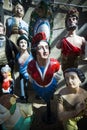 Figureheads from the era of sailing ships
