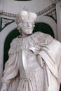 Figures of the legendary founders and patrons of the abbey, Green Hall in Amorbach Benedictine abbey, Germany