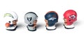 Li`l Teammates Toy Figures AFC West Royalty Free Stock Photo