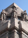 Figures on the VoÃËlkerschlachtdenkmal, Leipzig Royalty Free Stock Photo