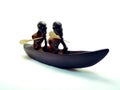 Figurine - african wood carving 2 Royalty Free Stock Photo