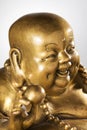 Figurine Cheerful Hotei Royalty Free Stock Photo