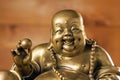 Figurine Cheerful Hotei Royalty Free Stock Photo